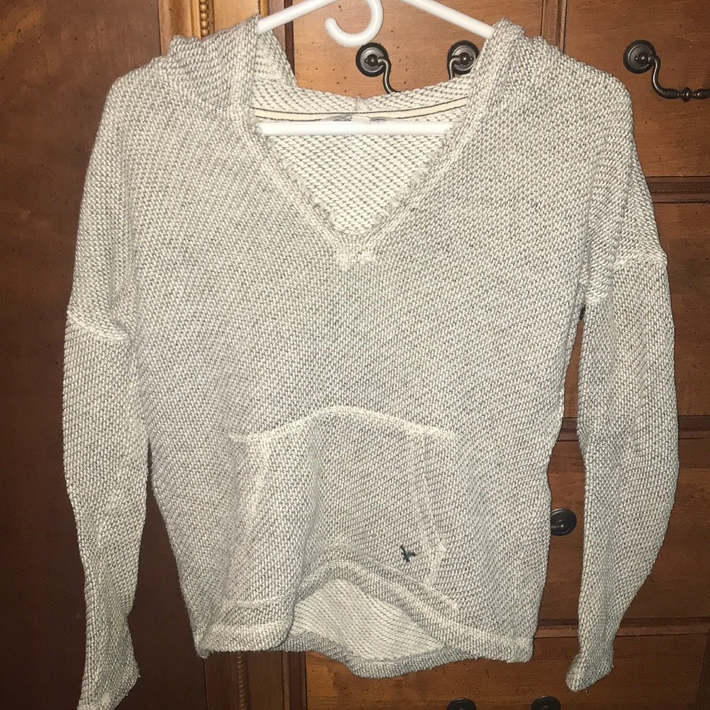 Hooded American Eagle Sweater